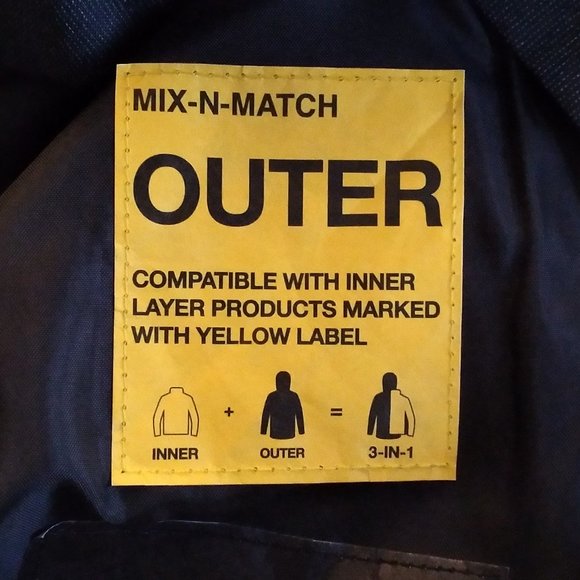 🆕 The North Face Youth Mix-N-Match Triclimate Shell, XS-SM, Asphalt Grey Heath - Picture 13 of 13